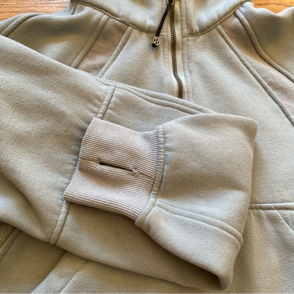 Lululemon half Zip up Crop Hoodie Womens XS/Small Light Blue - Picture 5 of 5